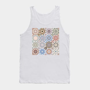 Octagonal Oriental and ethnic motifs in patterns. Tank Top